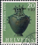 Stamps : Europe : Switzerland :  PRO PATRIA 72. DESCUBRIMIENTOS ARQUEOLÓGICOS. VASO DE HIDRA, PERIODO HALLSTATT. Y&T Nº 902