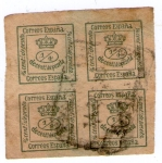 Stamps Spain -  CORONA REAL Y CIFRAS
