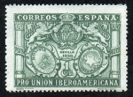 Stamps Spain -  Pro Unión Iberoamericana - Sevilla 1930 - Escudos de España, Bolivia y Paraguay