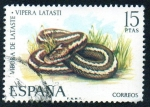 Sellos de Europa - Espaa -  Fauna hispánica - Víbora de Lataste