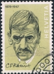 Stamps Switzerland -  HOMBRES CÉLEBRES. CHARLES FERDINAND RAMUZ, ESCRITOR. Y&T Nº 910