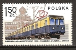 Sellos de Europa - Polonia -  Tren eléctrico y la estación de Otwock, 1936.