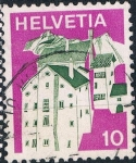 Stamps Switzerland -  SERIE BÁSICA 1973. PAISAJES. LOS GRISONES. Y&T Nº 934
