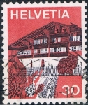 Stamps Switzerland -  SERIE BÁSICA 1973. PAISAJES. SIMMENTAL. Y&T Nº 937