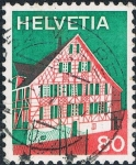 Stamps Switzerland -  SERIE BÁSICA 1973. PAISAJES. SUIZA ORIENTAL. Y&T Nº 942