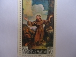 Stamps San Marino -  Pintura.- de: Giovanni Francesco Barbieri (Guercino)