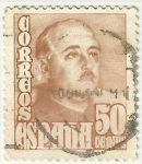 Stamps : Europe : Spain :  ESFINGE DE FRANCO