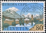 Stamps Switzerland -  EUROPA 1977. SILS BASELGIA, ALTA ENGADINA. Y&T Nº 1025