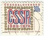 Stamps : Europe : Czechoslovakia :  GOVIERNO FEDERAL EN CHECOSLOVAQUIA
