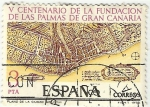 Stamps Spain -  V CENTENARIO DE LA FUNDACION DE LAS PALMAS DE GRAN CANARIA