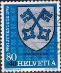 Stamps Switzerland -  PRO JUVENTUD 78. ESCUDO DE WANGEN AN DER AARE. Y&T Nº 1075