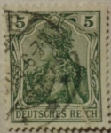 Stamps Germany -  antiguo sello reiich 1902