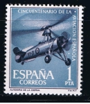 Stamps Spain -  Edifil  1401  L Aniver. de la Aviación Española.  