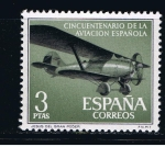 Stamps Spain -  Edifil  1403  L Aniver. de la Aviación Española.  