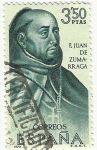 Stamps : Europe : Spain :  F. JUAN DE ZUMARRAGA