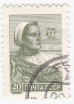 Stamps Russia -  2090 A - campesina