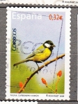 Stamps Spain -  4462 Carbonero común (651)