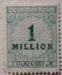 Stamps : Europe : Germany :  reich 1923