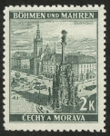 Stamps Czechoslovakia -  REPUBLICA CHECA - Columna de la Santísima Trinidad en Olomouc