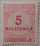 Stamps Germany -  reich 1923
