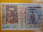 Stamps Spain -  Milenario de la Consagración de la Tercera Basília del Monasterio de Ripoll