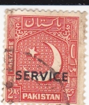 Sellos de Asia - Pakist�n -  Luna creciente-SERVICE