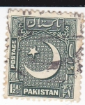 Stamps Pakistan -  Luna creciente