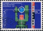 Sellos del Mundo : Europa : Suiza : CONGRESO INTERNACIONAL DE TOPÓGRAFOS EN MONTREAUX. Y&T Nº 1124