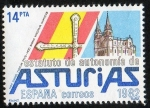 Sellos de Europa - Espa�a -  2688-  Estatutos de Autonomía.  Asturias.
