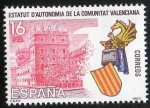 Stamps Spain -  2691-  Estatutos de Autonomía. Valencia.