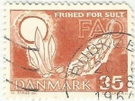 Stamps : Europe : Denmark :  FRIHED FOR SULT