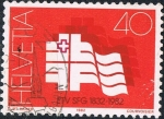 Stamps Switzerland -  150º ANIV. DE LA SOCIEDAD FEDERAL DE GIMNASIA. Y&T Nº 1144