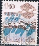 Stamps Switzerland -  SERIE BÁSICA. SIGNOS DEL ZODIACO. PISCIS. 1157