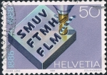Stamps Switzerland -  CENTENARIO DE LA ASOCIACIÓN DE TRABAJADORES DEL METAL Y RELOJEROS. Sc Nº 825