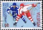 Stamps Switzerland -  CAMPEONATO DEL MUNDO DE HOCKEY SOBRE HIELO. Sc Nº 859