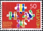 Stamps Switzerland -  CENSO NACIONAL 1990. Sc Nº 869