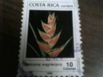 Stamps : America : Costa_Rica :  Heliconia wagneriana