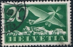 Stamps : Europe : Switzerland :  CORREO AEREO. Y&T Nº A4