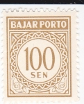 Stamps : Asia : Indonesia :  Sello Tasa