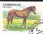 Stamps Asia - Azerbaijan -  Caballos