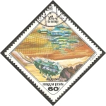 Stamps Hungary -  408 - Llegada a la Luna