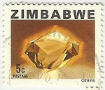 Stamps : Africa : Zimbabwe :  CITRINE