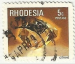 Stamps : Africa : Zimbabwe :  CITRINE