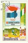 Stamps Equatorial Guinea -  XII JUEGOS OLIMPICOS DE INVIERNO