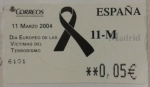 Stamps : Europe : Spain :  dia europeo de las victimas del terrorismo 2004