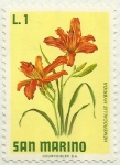 Sellos de Europa - San Marino -  HEMEROCALLIS HYBRIDA