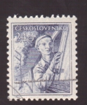 Stamps Czechoslovakia -  Conductor de tren