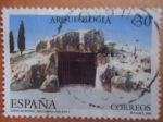 Stamps Spain -  Arqueología. Cueva de Menga, en Antequera-Malaga. Ed:3396