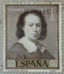 Stamps Spain -  autoretrato  (murillo) 1960