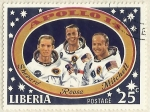 Stamps : Africa : Liberia :  APOLLO 14